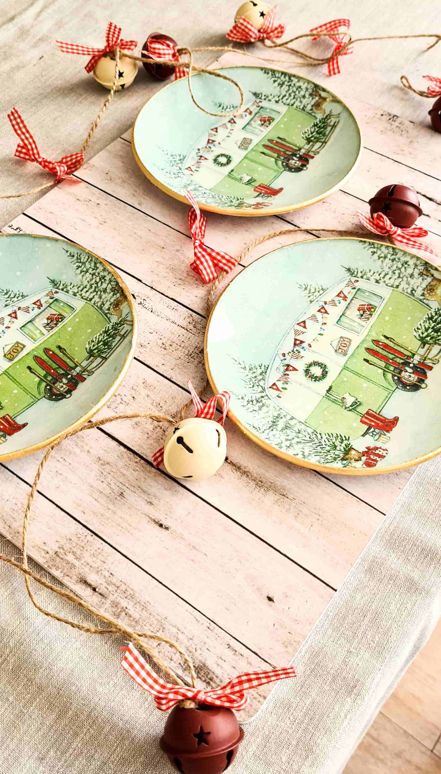 Plato Navidad Remolque