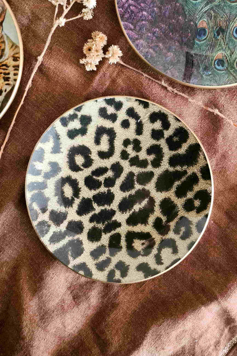 Plato animales animal print