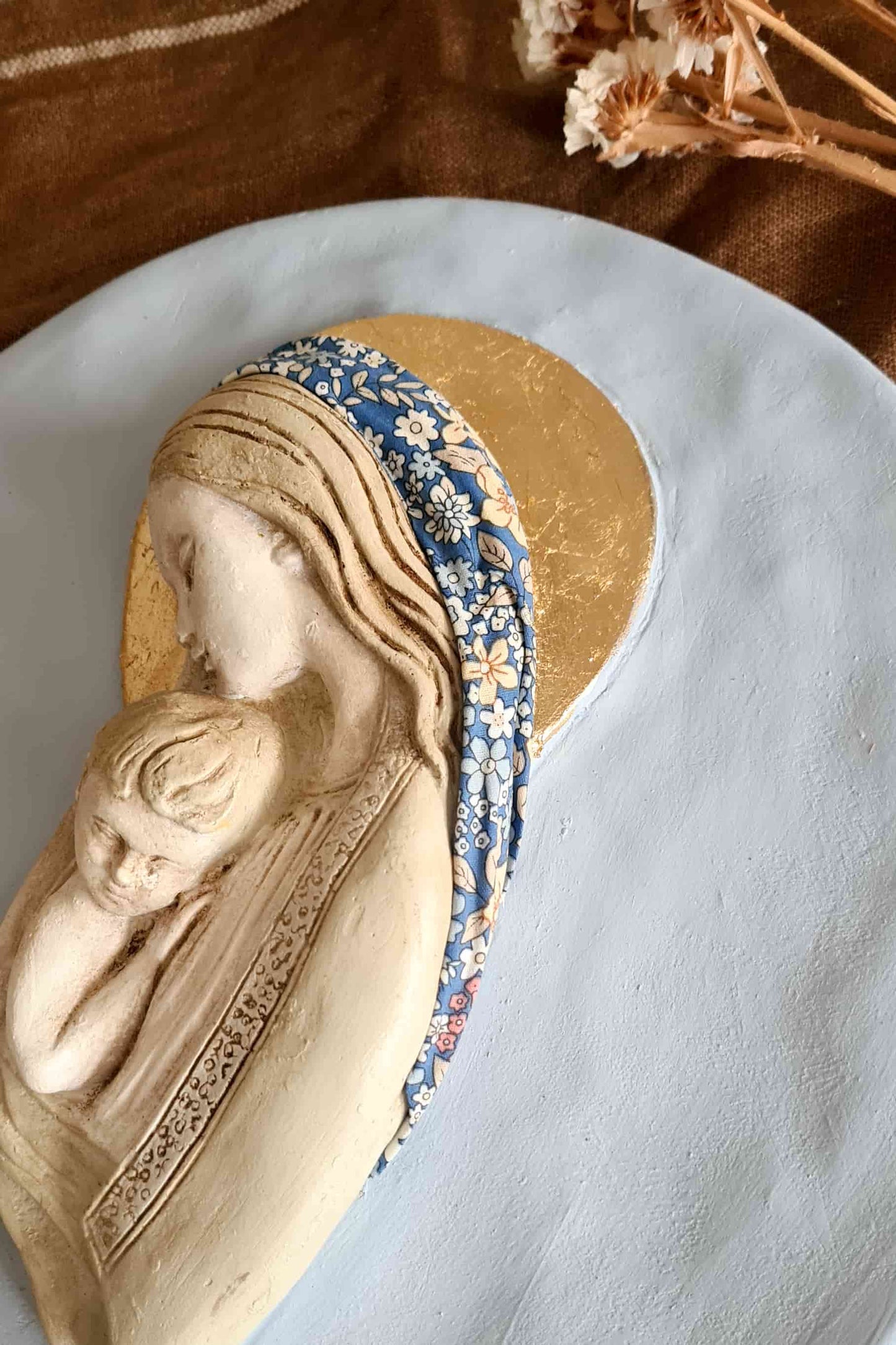 Virgen pintada a mano Liberty Alicia