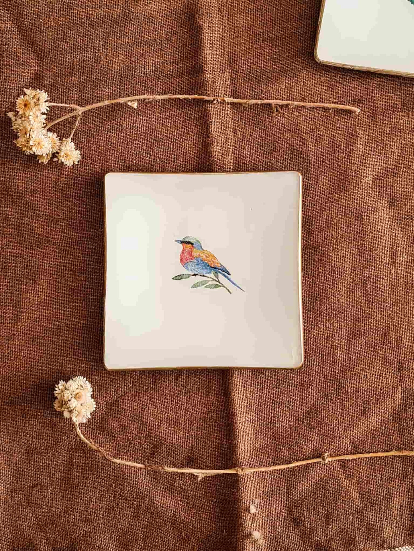 Pack mini platos de pan "Aves"