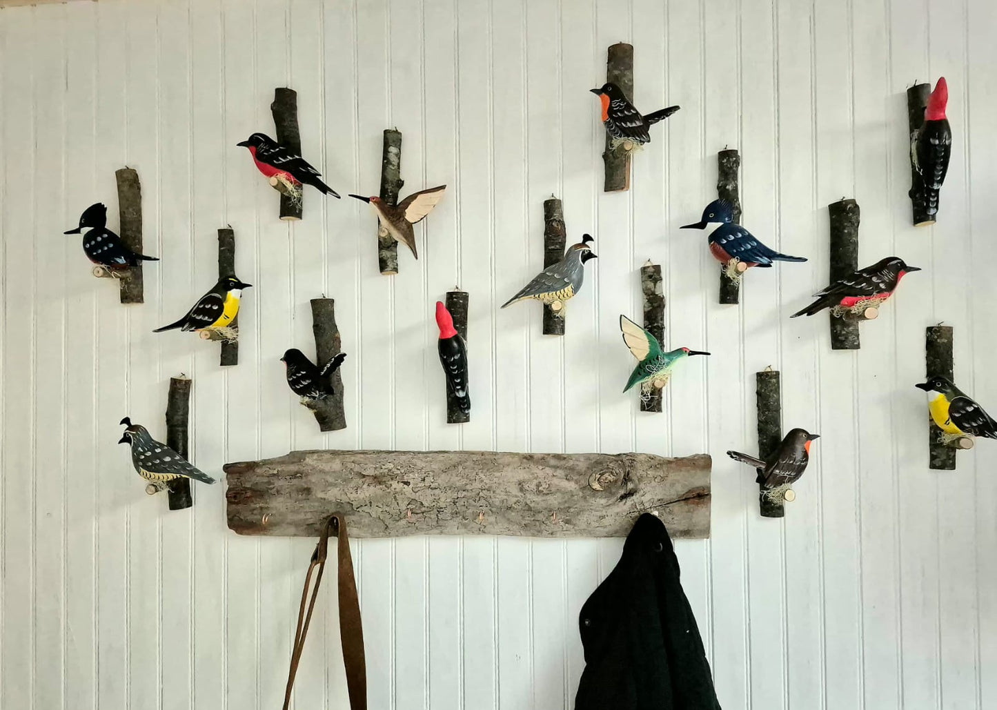 Pájaro tallado Codorniz