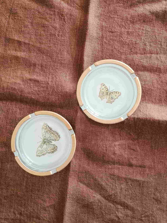 Cenicero insectos diseño mariposa