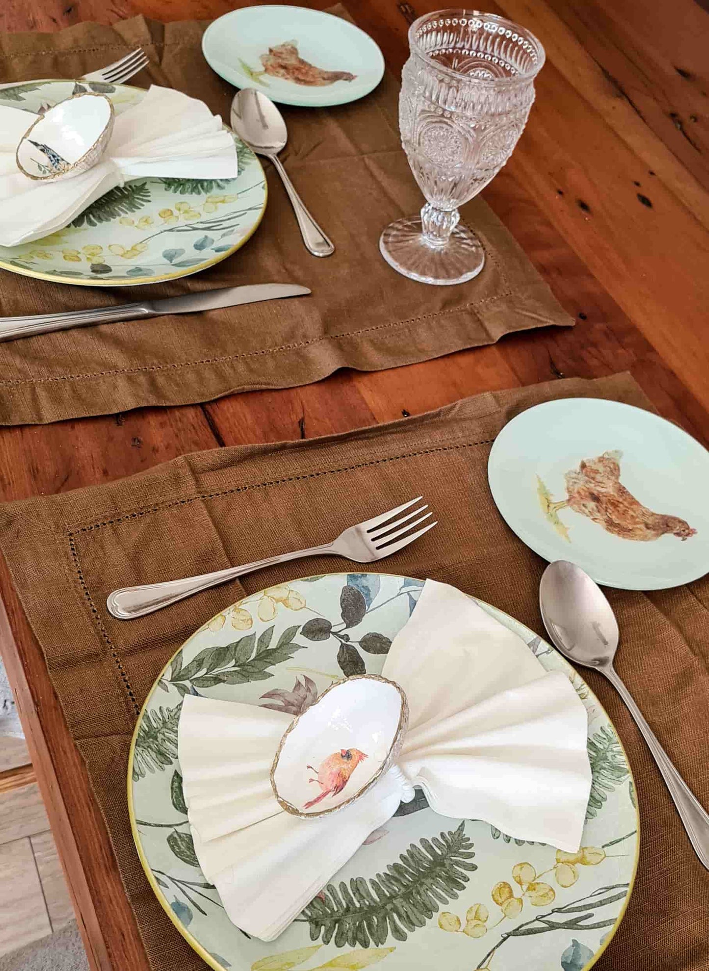 Servilleteros de Conchitas de Chiloé