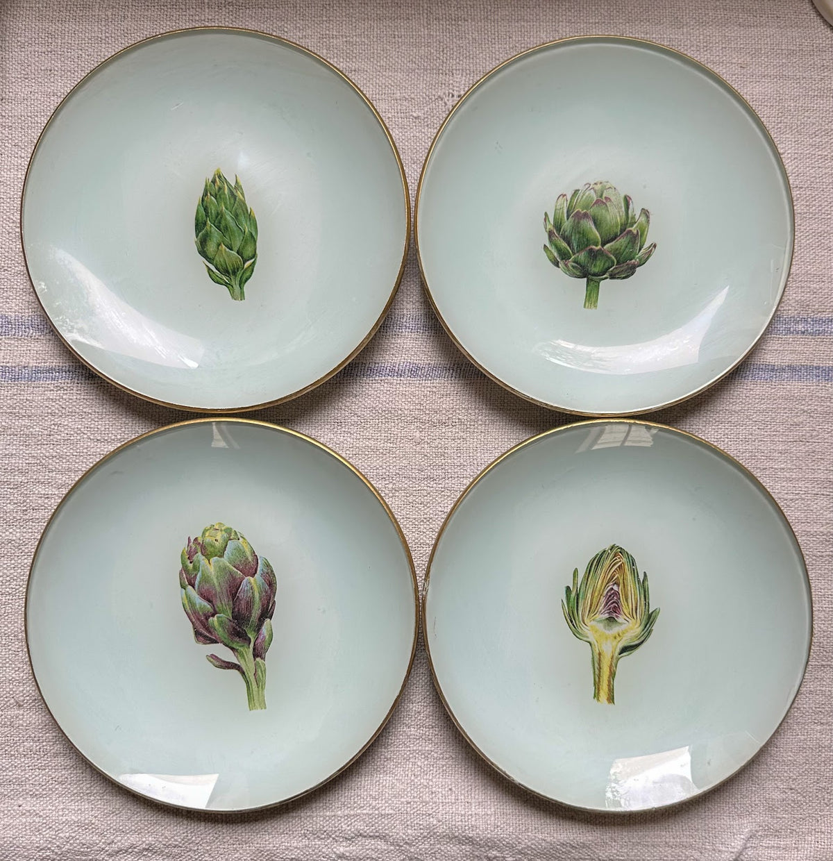 Plato POSTRE set alcachofas