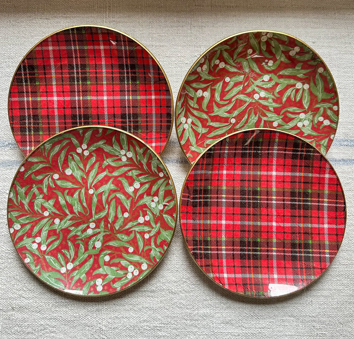 Plato POSTRE set navidad