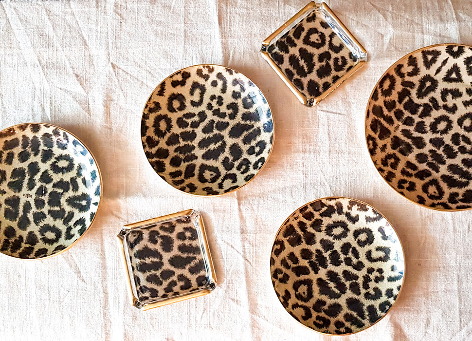 Plato animales animal print