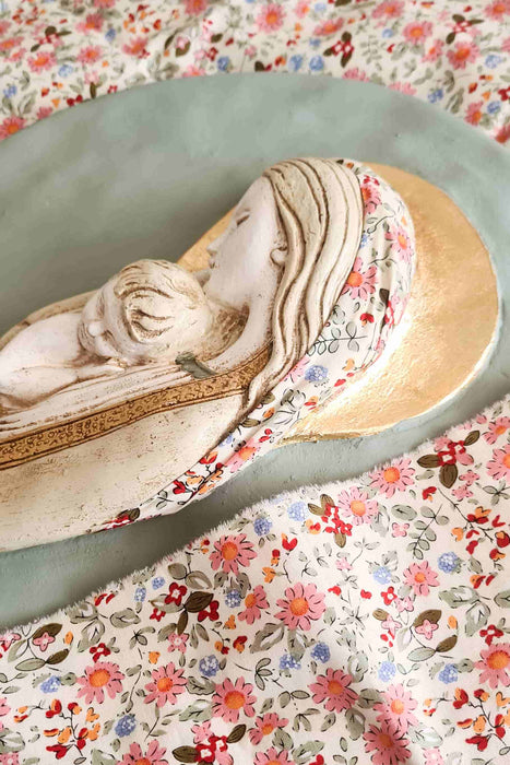 Virgen pintada a mano Liberty Beatriz