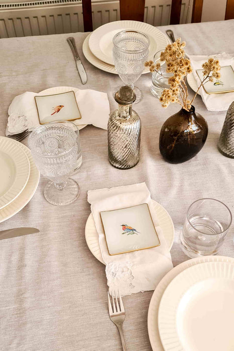 Pack mini platos de pan "Aves"