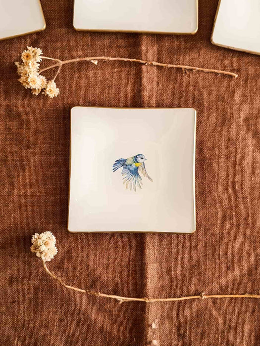 Pack mini platos de pan "Aves"