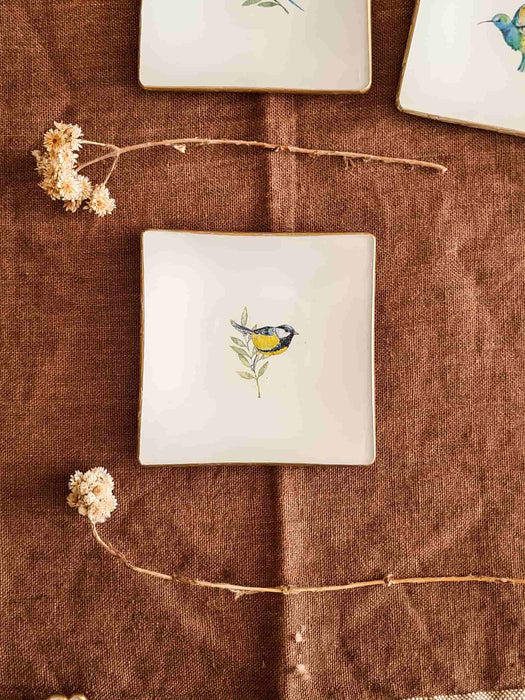 Pack mini platos de pan "Aves"