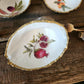Trío conchas decorativas diseño frutas