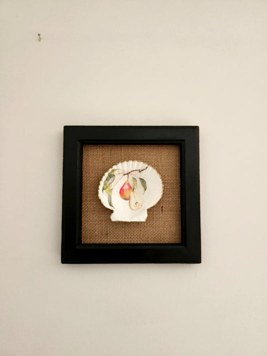 Cuadro decorativo diseño Pera 21,5 cm x 21,5 cm