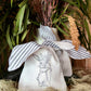 Bolsitas de Pascua Conejitos orejas grises (15 cm)
