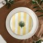Conjunto 4 platos de postre alcachofas