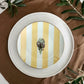 Conjunto 4 platos de postre alcachofas