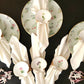 Conjunto 8 servilleteros diseño flores