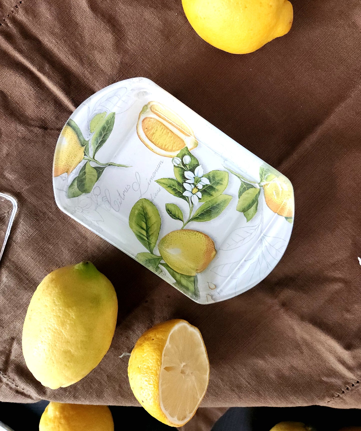 Mantequillera diseño Limones