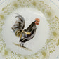 Plato de fondo diseño gallo negro 25cm