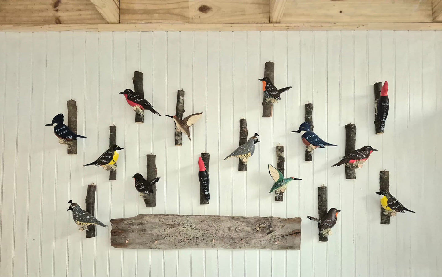 Pájaro tallado Chucao