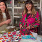 Taller de Decoupage con Telas sobre Vidrio