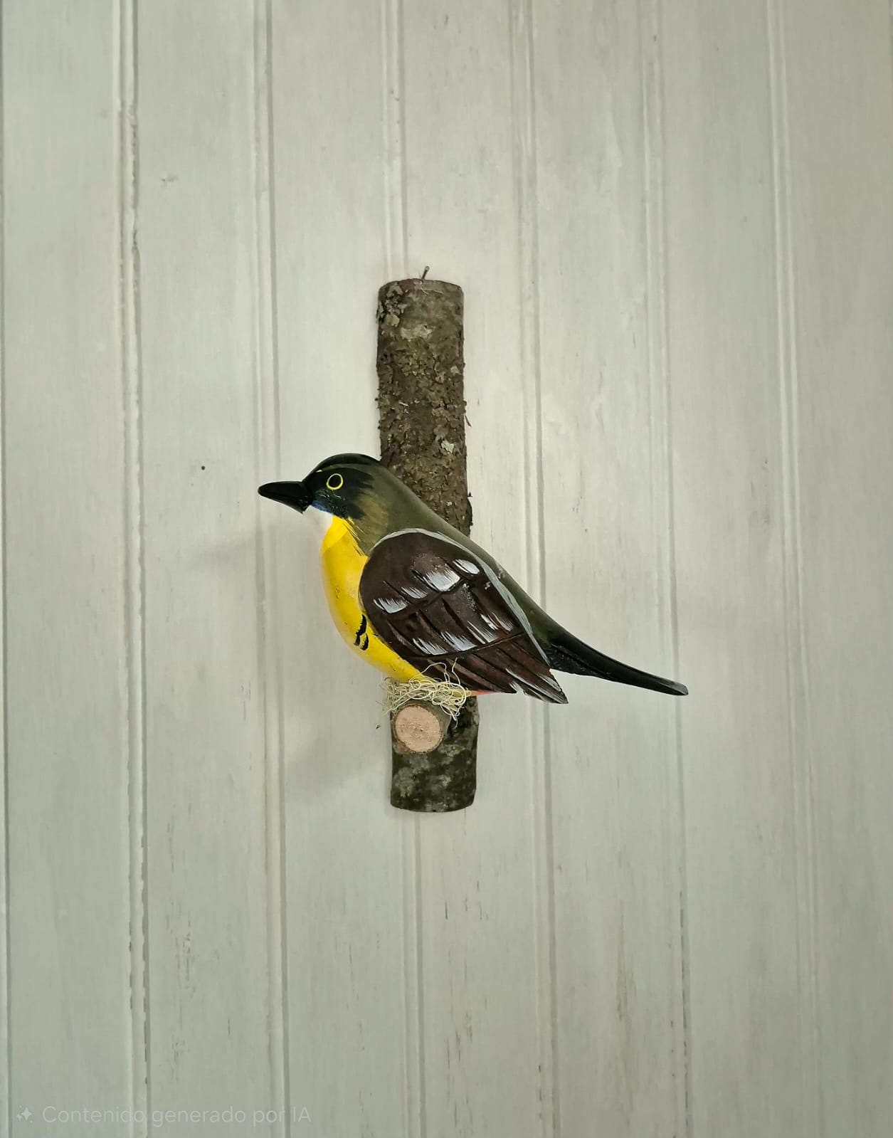 Pájaro tallado Siete Colores