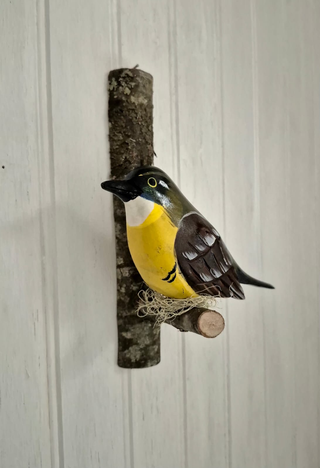 Pájaro tallado Siete Colores