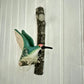 Pájaro tallado Colibrí verde