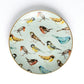 Conjunto 4 platos diseño pajaros 19 cm