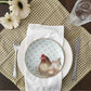 Plato diseño gallina campesina 19cm