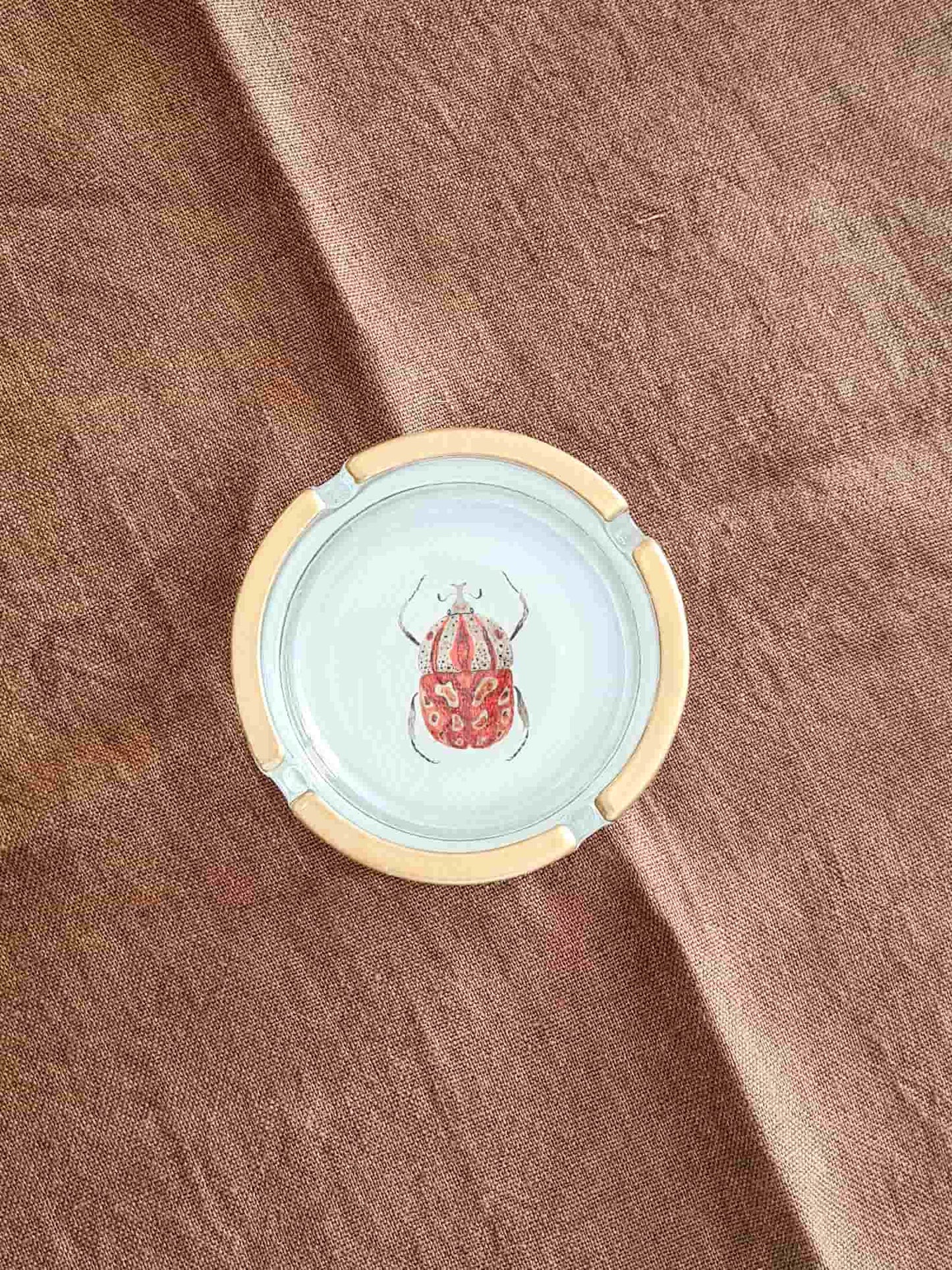 Cenicero chico Escarabajo rojo